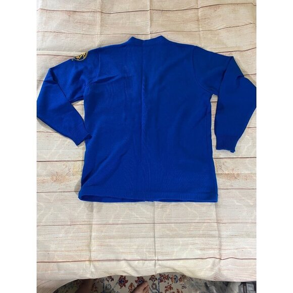 DVCA Dunbar Vocational Career Academy Blue Button Front Cardigan Mens - XL - Picture 13 of 14